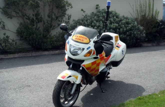 Honda blood bike volunteer