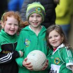 Aoibheann, Orla and Roisin, Glenswilly fans at the match against Four Masters on Sunday. Photo: Donna El Assaad
