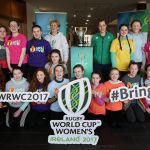 Young rugby stars of the future who took part in the Girls Active Activity Fest 2017 in partnership with the Women’s Rugby World Cup Trophy Tour at the Aura Leisure Centre, Letterkenny this week.Girls Active is a physical activity programme delivered in post primary schools and Youthreach centres with a focus on creating more supportive environments for teenage girls to be more physically active.
In addition to the weekly activities that girls participate in their schools/Youthreach centres, participating girls are invited to attend and participate in the Annual Activity Fest as a celebration event. This year the Girls Active Activity Fest is celebrating the run up to the Women’s Rugby World Cup and the fact that Ireland are hosting this competition in Dublin and Belfast later in August. A Women’s Rugby international player will also be in attendance on the day with a focus to encourage young females to participate in physical activity.Photo: Declan Doherty