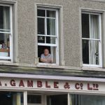 A birds eye view of the Parade in Ramelton. Photo: Donna El Assaad
********* Andy Gamble *********** ??