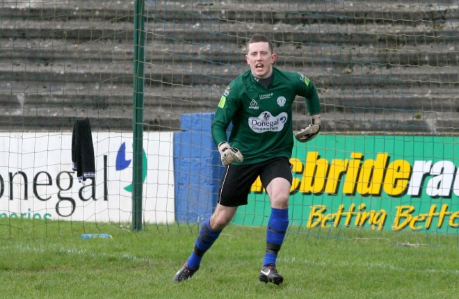 Ciaran Gallagher, Finn Harps who went off concused against Waterford Utd.