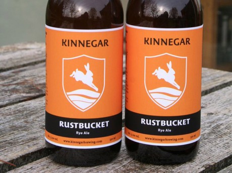 An Grianán Theatre's new exclusive beer, The Kinnegar Rustbucket Rye Ale.