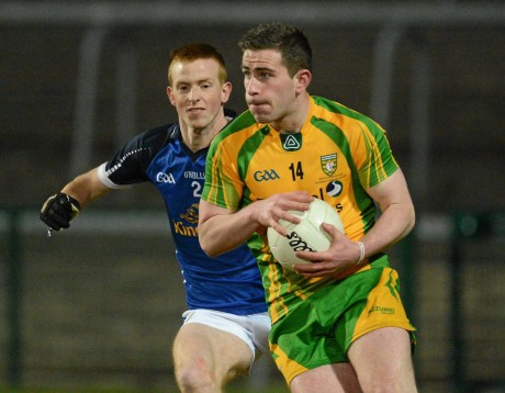 Patrick McBrearty gets away from Jason McLoughlin in tonight's final.