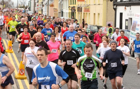 The large field taking part in the Martina Maguire 10K in Ardara on Saturday
