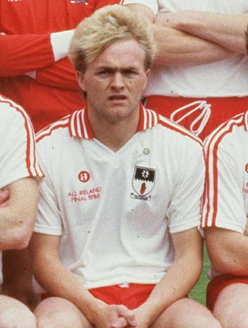 John 'Tar' Lynch during his playing days with Tyrone.