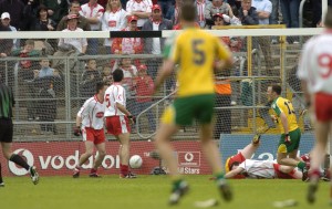 Colm McFadden finds the net in 2003.