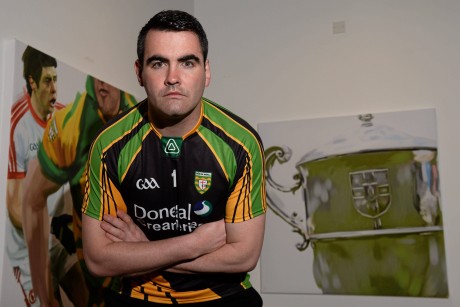  Paul Durcan at the launch of the 2013 Ulster Senior Football Championship. 