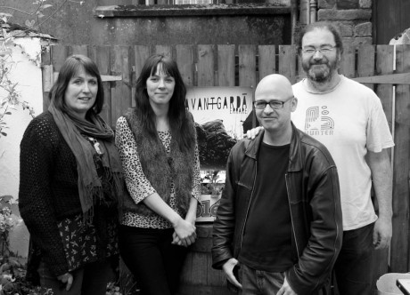 Members of the Avant-Garda artist group who are travelling to France next week.