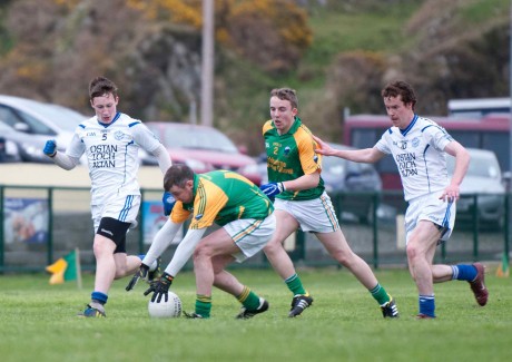 Action from the big game in Glen this evening.