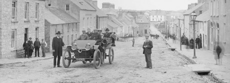 Dungloe's Main Street taken by Robert French in the early 1900, which is part of 'Then and Now', a photographix exhibition opening this weekend.