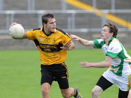 St Eunan's David Tyrell and Joseph McGrory, Buncrana, will cross paths again in the Donegal MFC final.