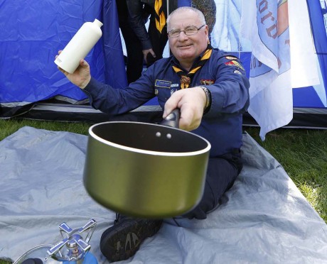 Community hero and Lifford Scout Leader Joe Boland, who has won the inaugural Calor Community Champion 2012.
