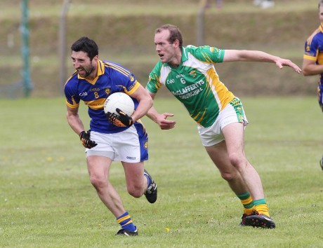 Kilcar's Michael Hegarty and Glenswilly's Neil Gallagher will clash again on September 15. Photo: Donna McBride