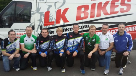From left: Paul Doherty, Michael Duffy, Pauric Kelly, Margaret Kelly, Gavin Crawford, Aidan Callaghan, Padraic Mitchell, Cathal Roarty [Nick Fowell not pictured]