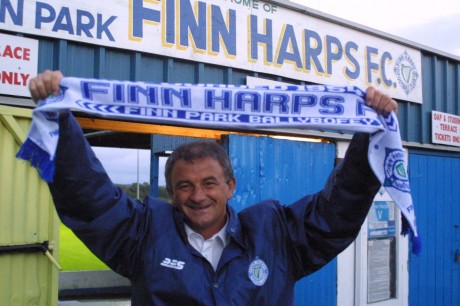 Noel King after being appointed Finn Harps manager in 2003.