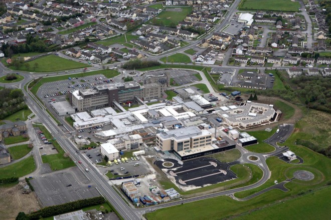 Aerial view of the Letterkenny University Hospital campus with the ED in the foreground. Picture: Declan Doherty