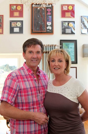 Daniel and Majella O'Donnell at home last year.