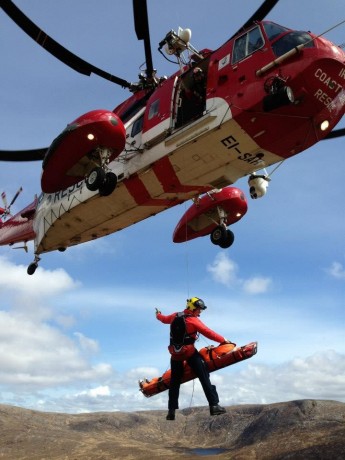 Donegal Mountain Rescue team on Errigal on Saturday afternoon.
