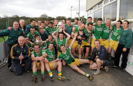 Glenswilly celebrate their Championship win in 2011.