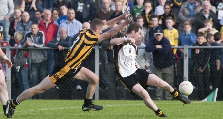 Matthew Byrne in action against St Eunan's.