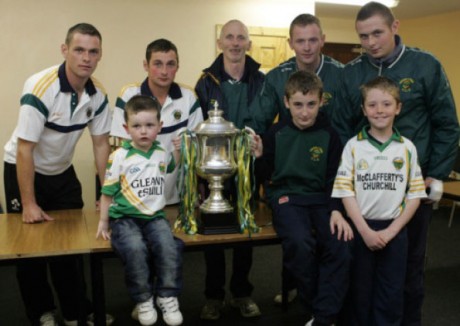 The McGinley family with the Dr Maguire in 2011.