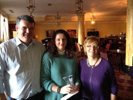 Gina Grant from Letterkenny (centre), the Donegal 2013 Carer of the Year.