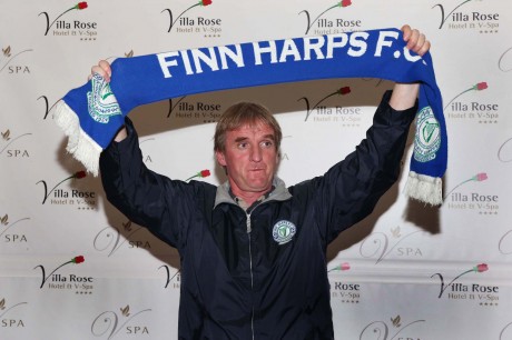 Ollie Horgan pictured at his unveiling as Finn Harps manager. Photo: Gary Foy