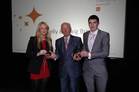 Toni Kelly, Craig Breen and Gay Byrne