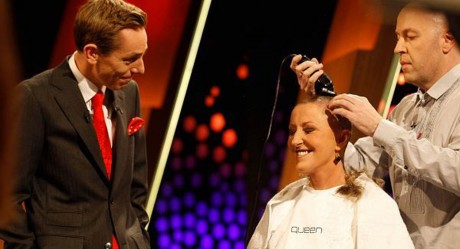 Brave Majella O'Donnell when recently got hair hair shaved off on the Late Late Show raising much-awareness and funds.