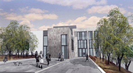 A computer image of the proposed new Letterkenny Courthouse.