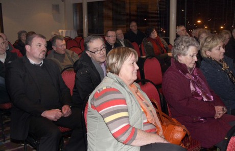 Concerned members of the public at the meeting to save Church Lane.