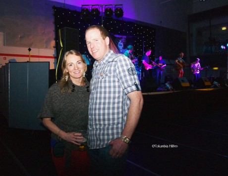 Lucy's parents, Carleen and Gary Gallagher, at the concert event. Photo: Columbia Hillen