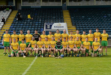 Donegal hurlers pictured before their win over Fingal
