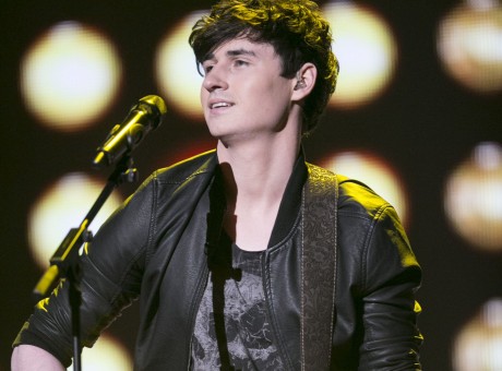 Paddy Molloy  during the Fifth live show of The Voice of Ireland. Photo: KOBPIX