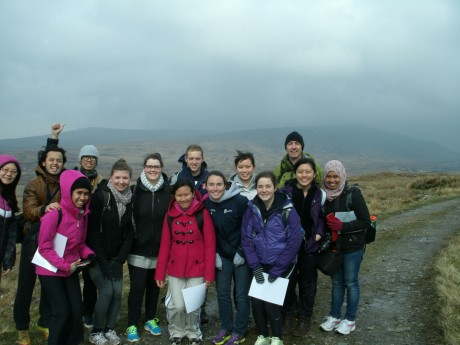People from all over the world have taken part in Rock Agus Roam. Pictured is a group from University College Dublin who visited the Gaeltacht recently.