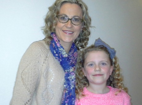 Ellie (Gretl) with her mother Andrea McLaughlin.