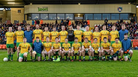 The Donegal Under-21 squad before Wednesday's final.