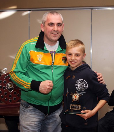 Eoin McGarrell, pictured with Finn Valley ABC coach Billy Quigley, will be in action in Clonmany.