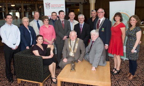 The Tip O'Neill Irish Diaspora Award organising committee at the launch. Photo: Clive Wasson