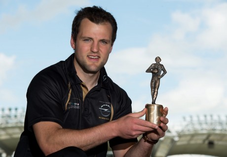 Michael Murphy with his award.