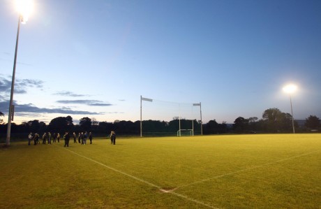 The Donegal GAA Training Centre under the new floodlights. Photo: Donna El Assaad
