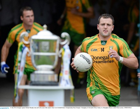EYES ON THE PRIZE: Michael Murphy and Donegal have their eyes on recapturing the Anglo-Celt again when they face Monaghan in Sunday's Ulster final.