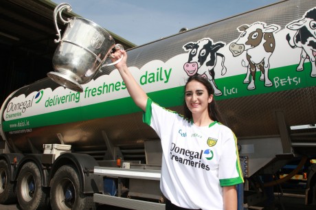 Donegal's No 1 supporter Bridget