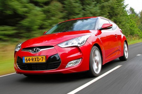 The Hyundai Veloster Coupé. Hyundai is on the rise.