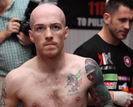 Tommy McCafferty from Letterkenny who has signed with the Cage Warriors Fighting Championship.