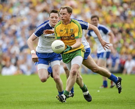 Anthony Thompson in action against Monaghan in the Ulster final