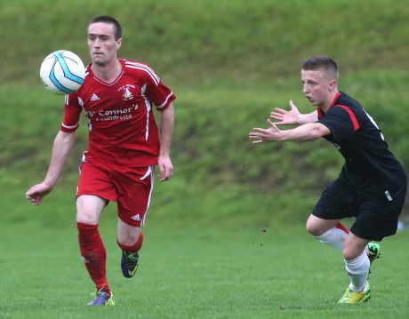 Swilly Rovers frontman Laurence Toland was his side's match-winner in the semi-final against Derry City.