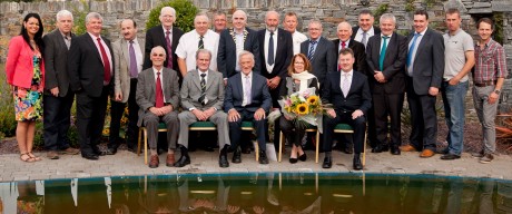 Members of CPI DLDC Leader and Donegal Co Council with PresidentTherese Murray  at the opening.