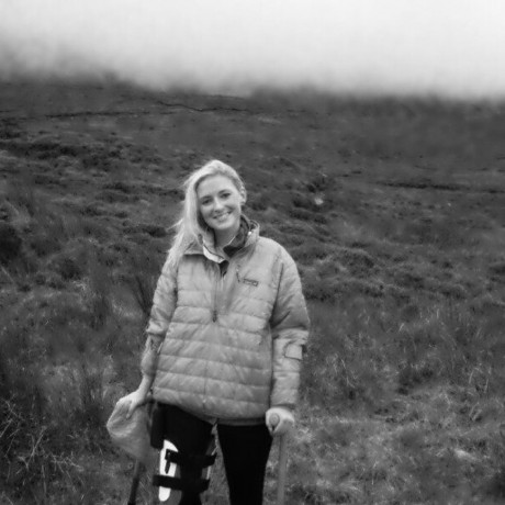 All smiles after completing the tough Muckish climb.