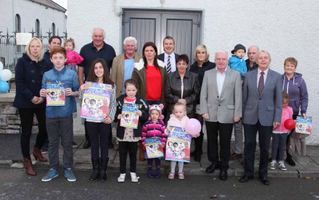 Family and friends of Gerry Singer Gallagher at the event launch at the Rock Hall, Ballyshannon on Sunday last.